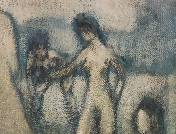 Otto Mueller - Vier Badende (Stehende und liegende weibliche Akte, Badende, Vier lebensgroße Akte auf der Wiese) - Autre image