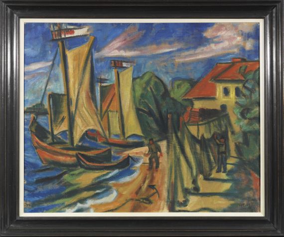 Hermann Max Pechstein - Sommermorgen - Image du cadre