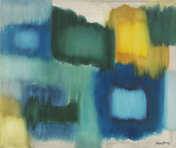 Fritz Winter - Blau und Gelb