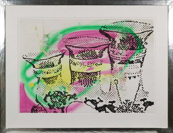 Sigmar Polke - Ohne Titel - Image du cadre