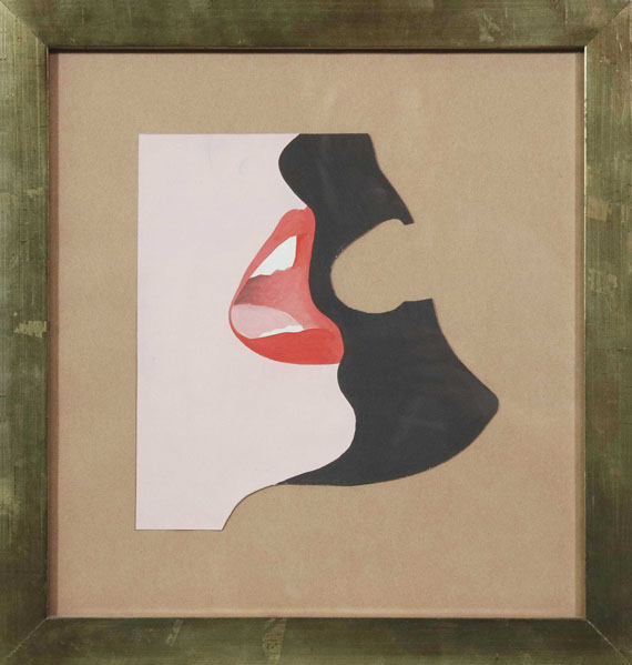 Wesselmann - Untitled (Study for Face #1)