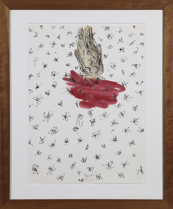 Georg Baselitz - Ohne Titel (Margariten) - Image du cadre
