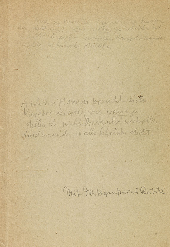 Ludwig Wittgenstein - Hänsel, L., Wertgefühl u. Wert. Eigh. Korrekturexemplar von Wittgenstein. 1949