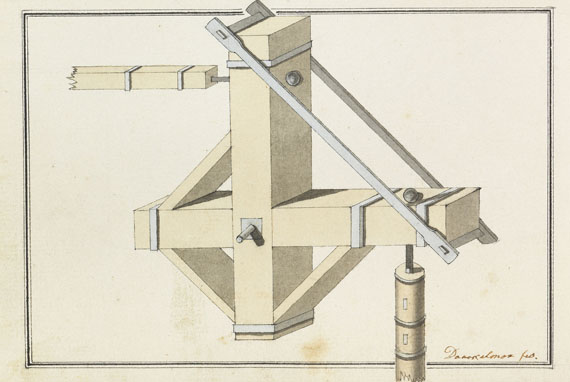  Novalis - Stammbuch aus Freiberg mit Eintragung von Novalis. 1798-1811. - Autre image