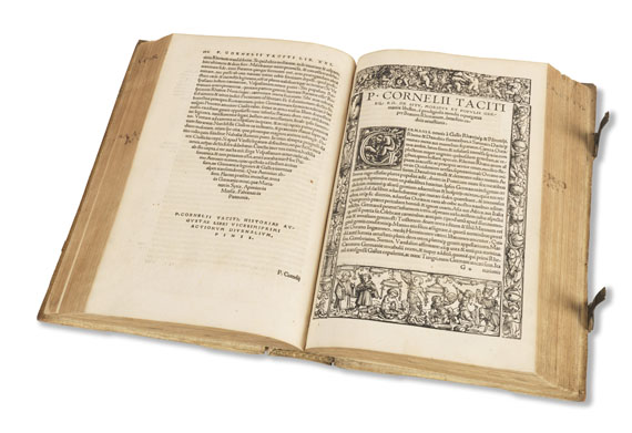 Ambrosius Theodosius Macrobius - In somnium, 1526.  - Vorgeb.: Tacitus, Historia Augusta actionum. 1519. - Autre image