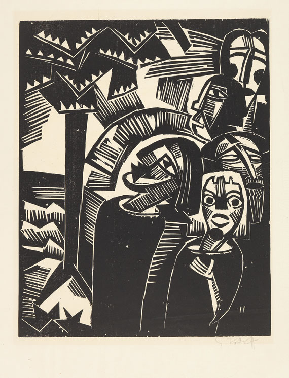 Karl Schmidt-Rottluff - 10 Bll. Holzschnitte - Autre image