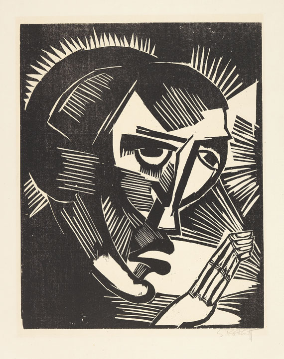 Karl Schmidt-Rottluff - 10 Bll. Holzschnitte - Autre image