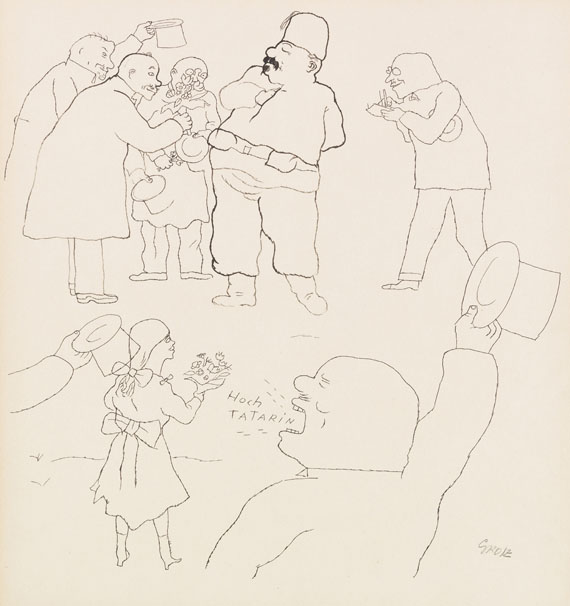 George Grosz - Hoch Tatarin