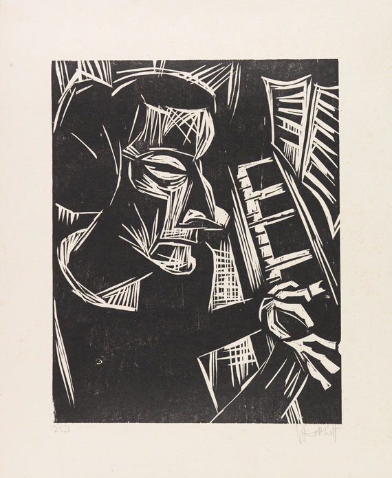 Karl Schmidt-Rottluff - Frau am Klavier