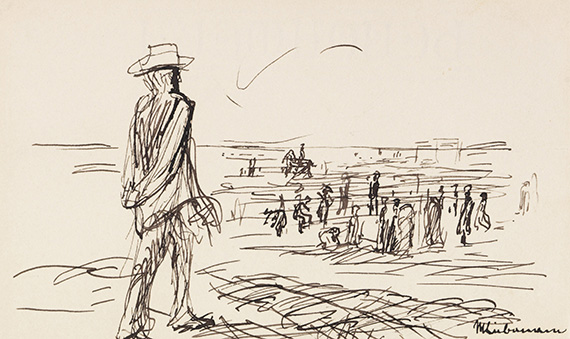 Max Liebermann - Am Strand