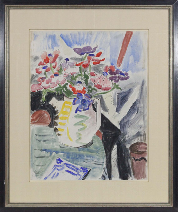 Erich Heckel - Anemonen - Image du cadre