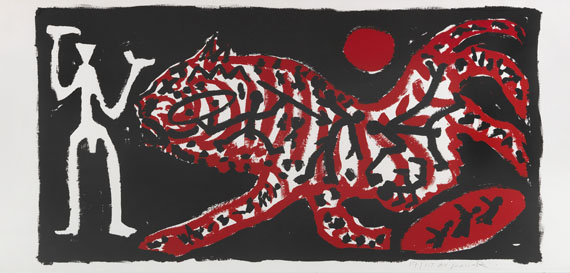 A. R. Penck (d.i. Ralf Winkler) - Tiger und Jäger