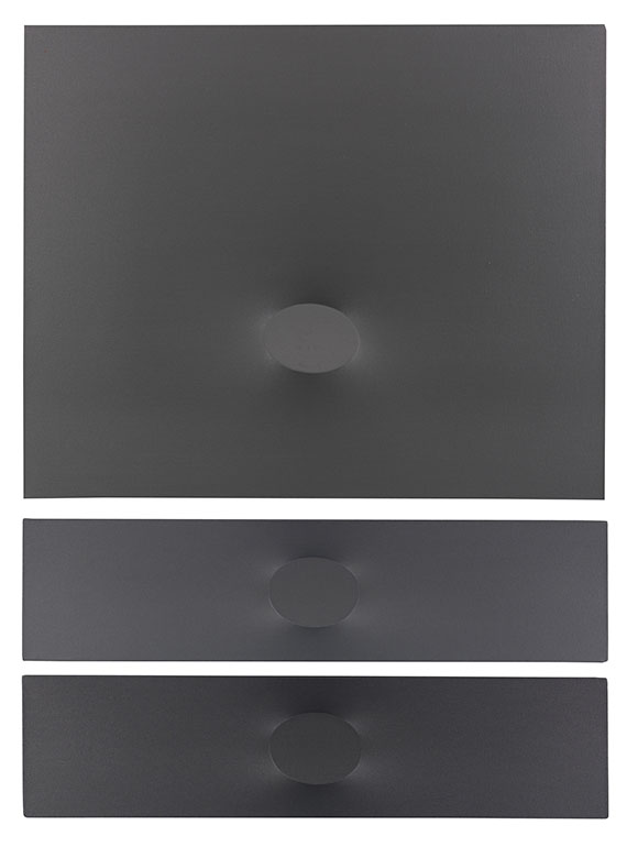 Turi Simeti - Un ovale grigio (2-teilig) - Autre image