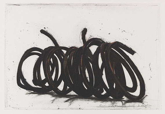 Bernar Venet - Four Indeterminate Lines