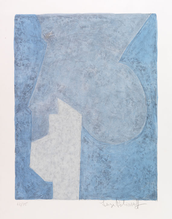 Serge Poliakoff - Composition bleue