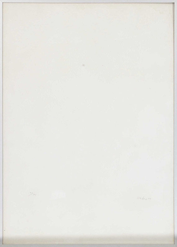 Günther Uecker - Ohne Titel - Image du cadre