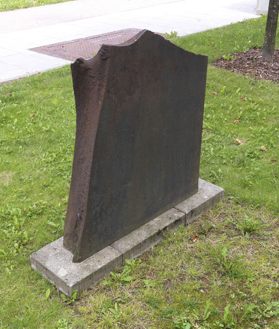 Alf Lechner - Quadratfragment - Verso