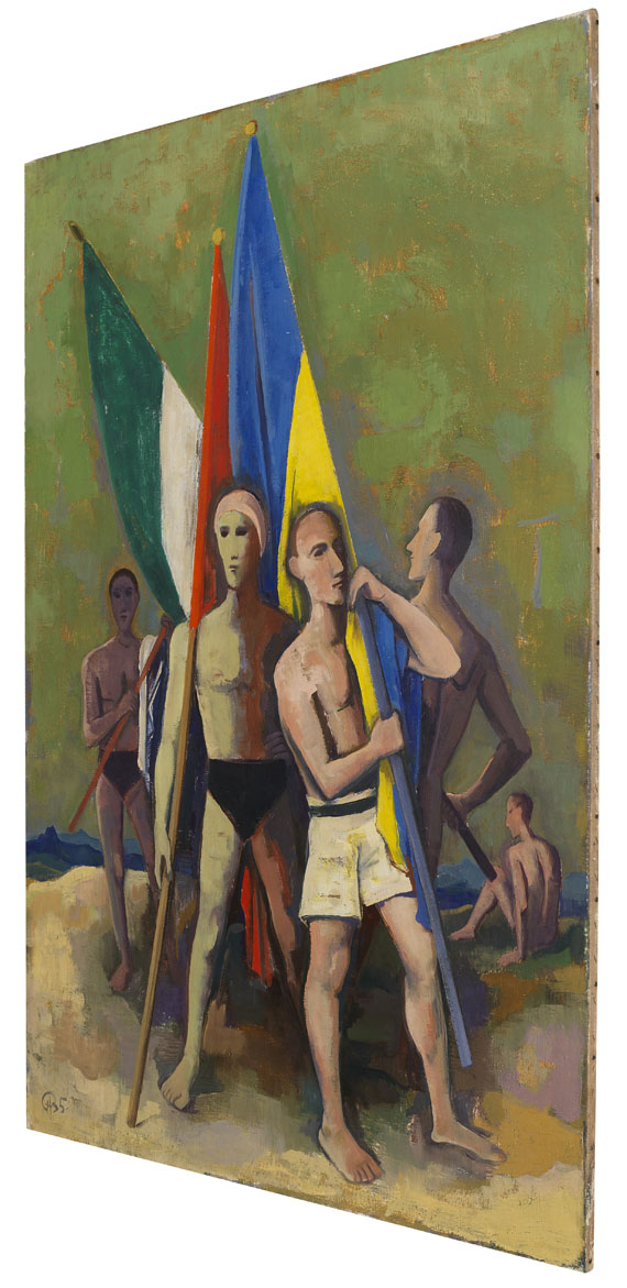 Karl Hofer - Jünglinge mit Fahnen - Autre image