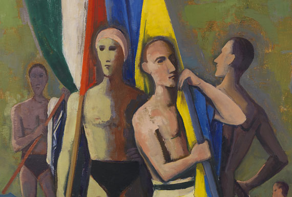 Karl Hofer - Jünglinge mit Fahnen - Autre image