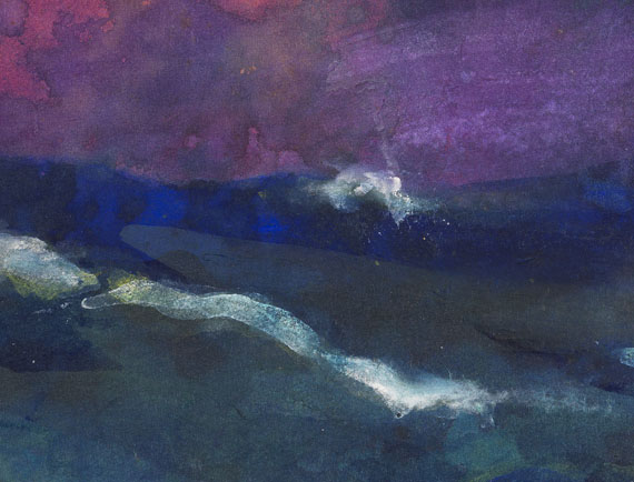 Emil Nolde - Hohe See unter violettem Himmel - Autre image
