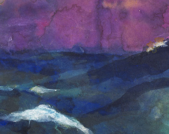 Emil Nolde - Hohe See unter violettem Himmel - Autre image