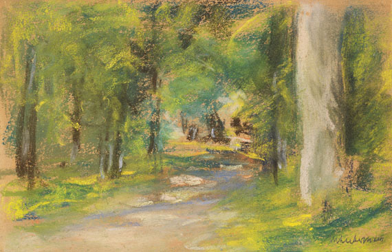 Max Liebermann - Weg im Wald
