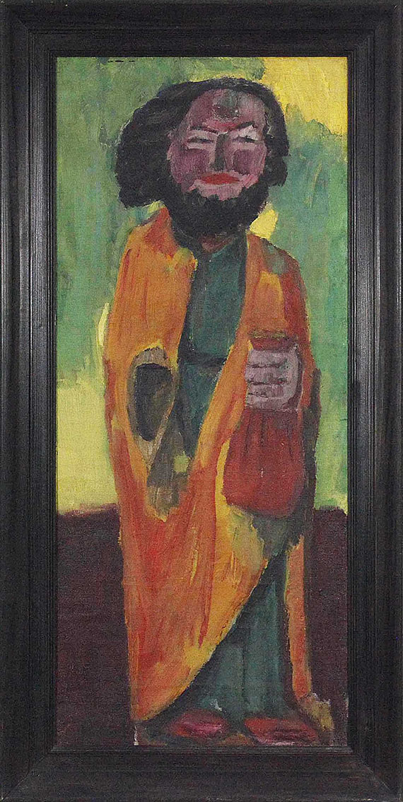 Emil Nolde - Holzfigur (Judas) - Image du cadre