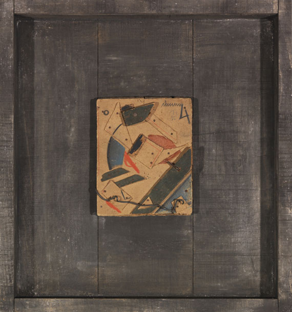 Kurt Schwitters - Merzzeichnung - Image du cadre