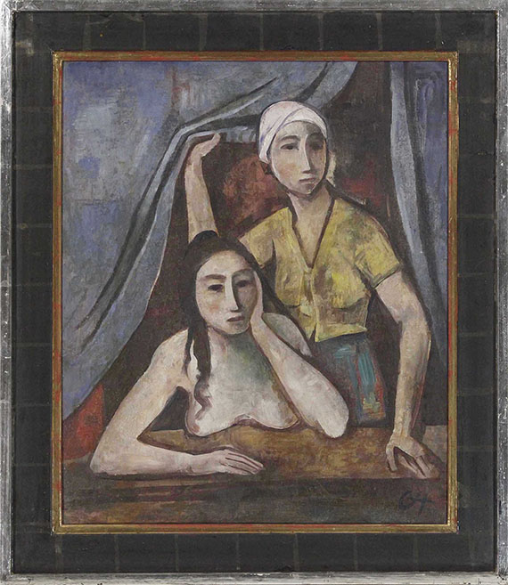 Karl Hofer - Am Fenster - Image du cadre