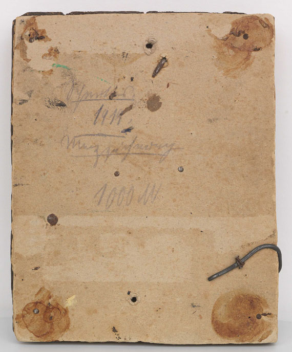 Kurt Schwitters - Merzzeichnung - Verso