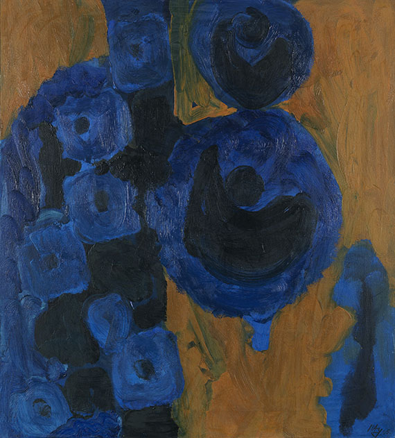 Ernst Wilhelm Nay - Goldblau