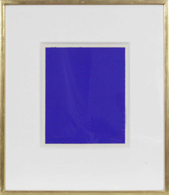 Yves Klein - Monochrome bleu (IKB 242 A) - Image du cadre