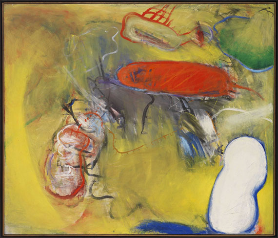 Horst Antes - Sommerbild - Image du cadre