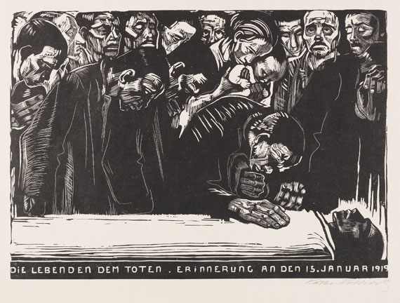 Kollwitz - Gedenkblatt für Karl Liebknecht