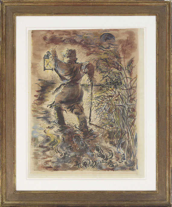 George Grosz - The Wanderer - Image du cadre