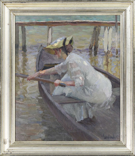 Edward Cucuel - Abendfahrt - Image du cadre