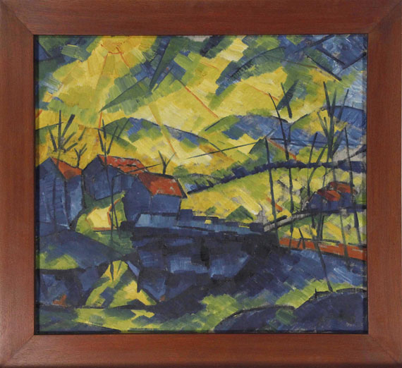 Fritz Schaefler - Landschaft - Image du cadre