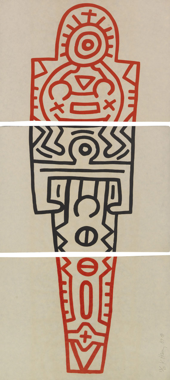 Keith Haring - Totem (3-teilig)