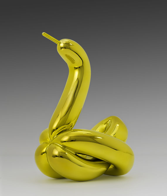 Jeff Koons - Balloon Swan (Yellow)