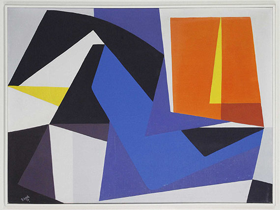 Otto Ritschl - Komposition 1957/26 - Image du cadre