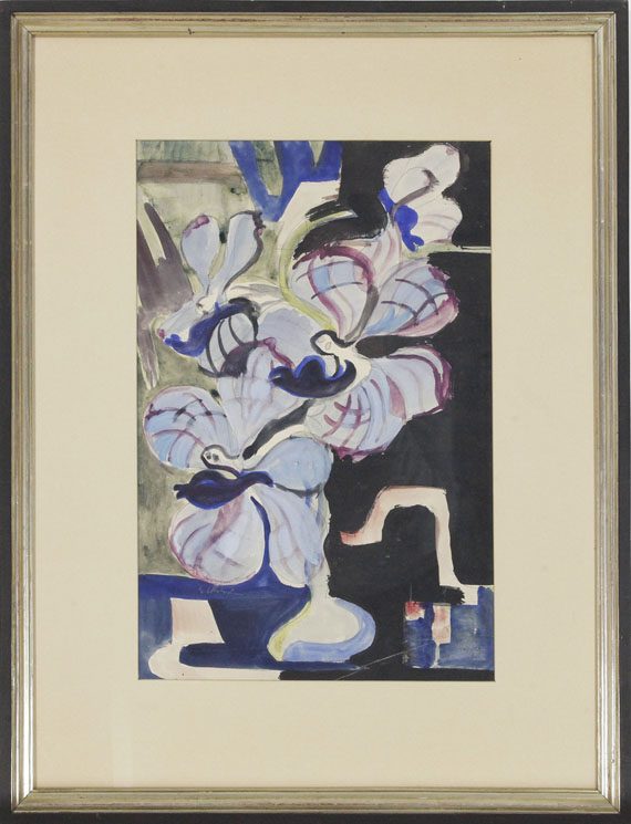 Ernst Ludwig Kirchner - Stillleben mit Orchideen (Tanzende Traumwesen) - Image du cadre