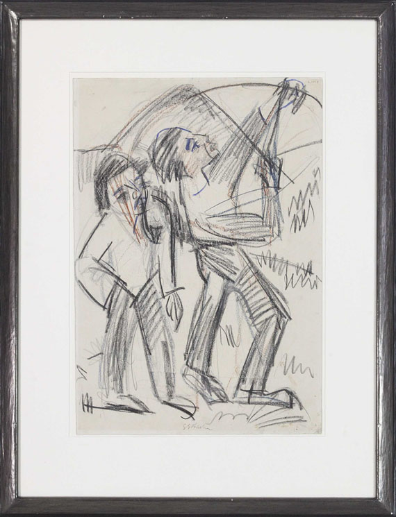 Ernst Ludwig Kirchner - Bogenschütze - Image du cadre