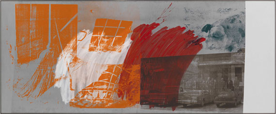 Robert Rauschenberg - County Sweep (Galvanic Suite) - Image du cadre