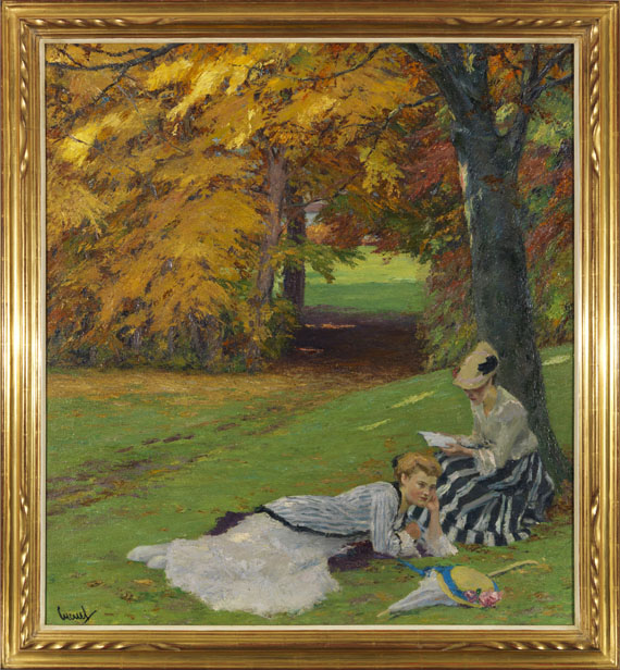 Edward Cucuel - Schöner Herbstnachmittag - Image du cadre