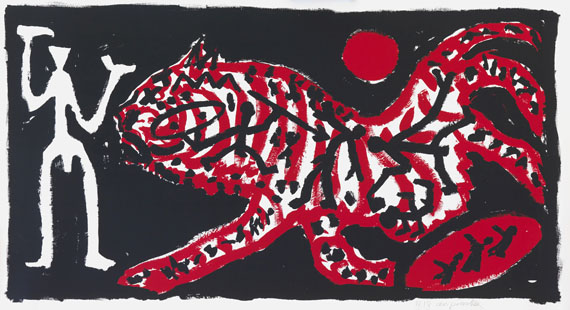 A. R. Penck (d.i. Ralf Winkler) - Tiger und Jäger