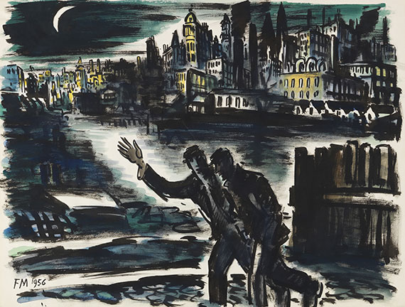 Frans Masereel - Les promeneurs