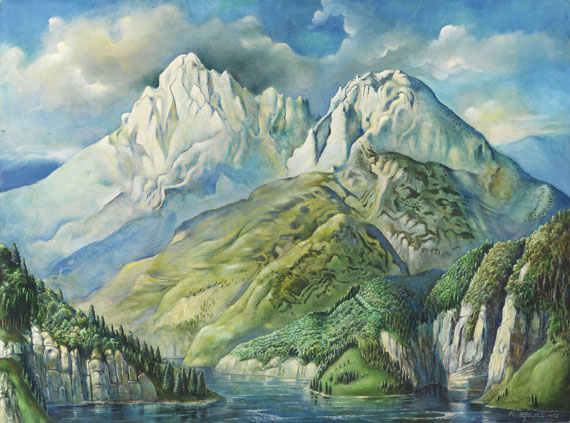 Rudolf Schlichter - Berglandschaft