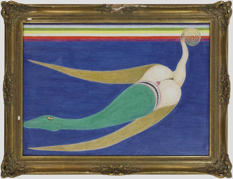 Friedrich Schröder-Sonnenstern - Die Mondmoralische Atombombe - Image du cadre