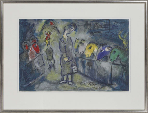 Marc Chagall - Blatt 19 aus: Le Cirque - Image du cadre