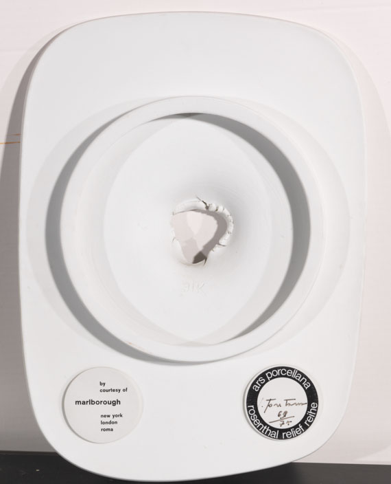 Lucio Fontana - Concetto Spaziale Cratere - Verso